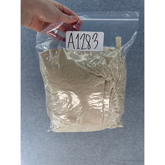 Madewell Super Soft Cream Blanket Scarf Shawl Oversized Fringe Cozy Comfort - Picture 9 of 9